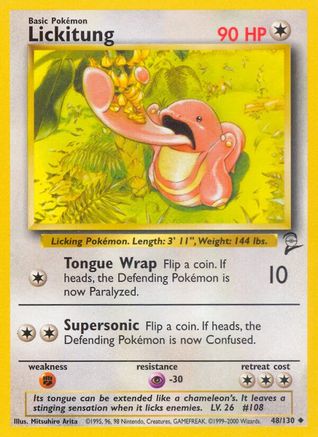 Lickitung (48/130) [Base Set 2] - Trinity Hobby