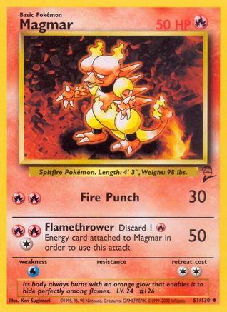 Magmar (51/130) [Base Set 2] - Trinity Hobby