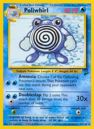 Poliwhirl (57/130) [Base Set 2] - Trinity Hobby