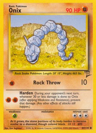 Onix (84/130) [Base Set 2] - Trinity Hobby