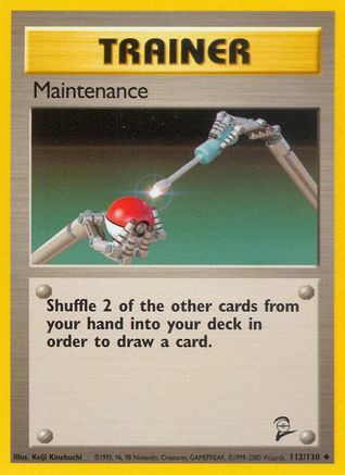 Maintenance (112/130) [Base Set 2] - Trinity Hobby