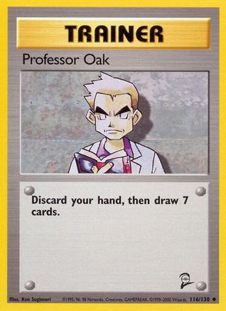 Professor Oak (116/130) [Base Set 2] - Trinity Hobby