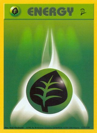 Grass Energy (127/130) [Base Set 2] - Trinity Hobby