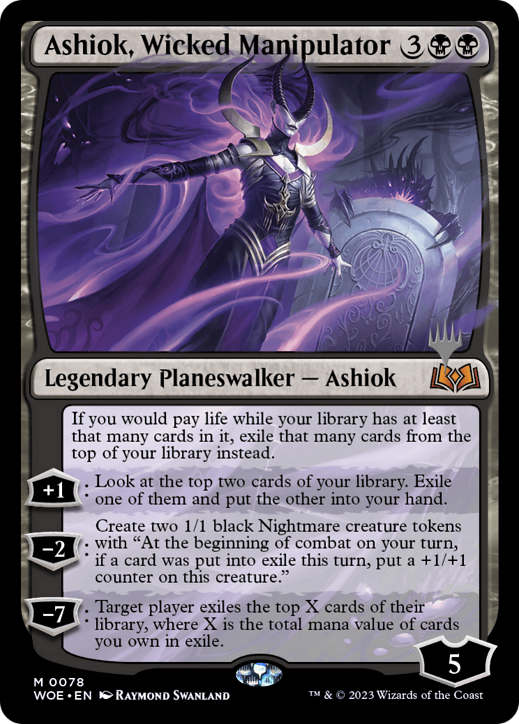 Ashiok, Wicked Manipulator (Promo Pack) [Wilds of Eldraine Promos] - Trinity Hobby