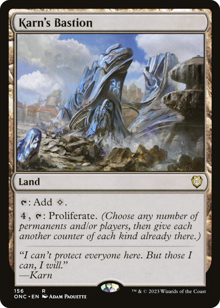 Karn's Bastion [Phyrexia: All Will Be One Commander] - Trinity Hobby