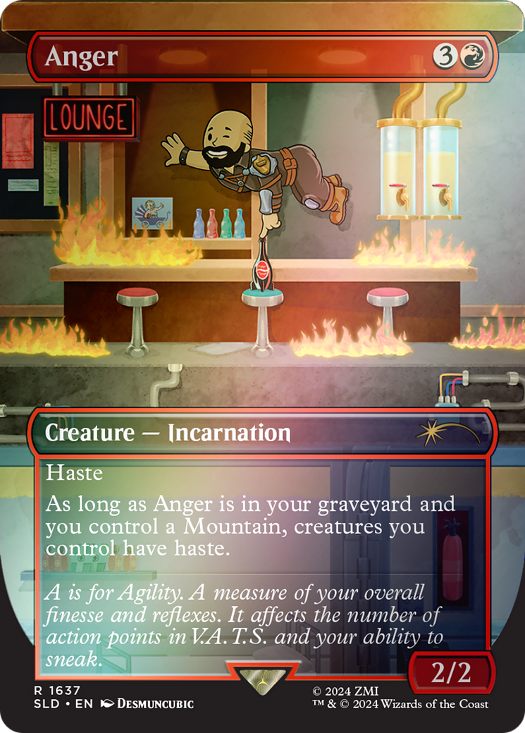 Anger (Rainbow Foil) [Secret Lair Drop Series] - Trinity Hobby