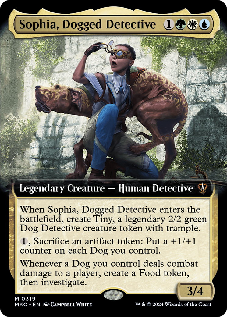 Sophia, Dogged Detective (Extended Art) [Murders at Karlov Manor Commander] - Trinity Hobby
