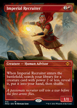 Imperial Recruiter (Borderless Alternate Art) [Modern Horizons 2] - Trinity Hobby