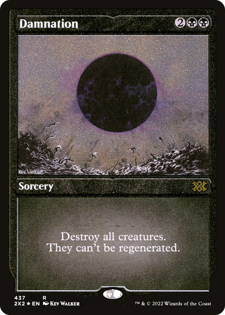 Damnation (Foil Etched)  [Foil]  (2X2-437) - [Double Masters 2022] - Trinity Hobby