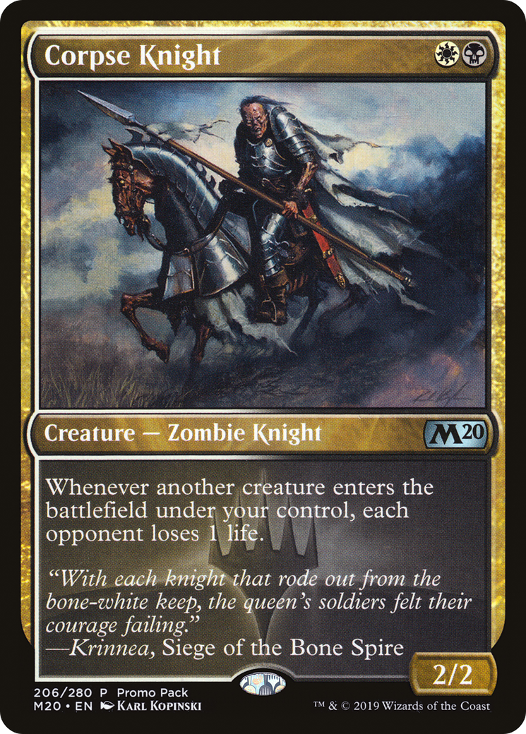 Corpse Knight (Promo Pack) [Core Set 2020 Promos] - Trinity Hobby