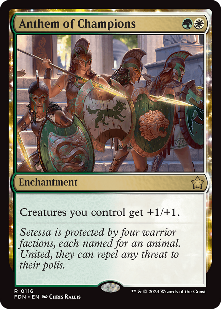 Anthem of Champions [Foundations] - Trinity Hobby