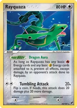 Rayquaza (22/107) (Theme Deck Exclusive) [EX: Deoxys] - Trinity Hobby