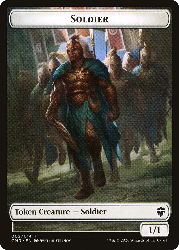 Soldier  [Foil]  (CMR-002) - [Commander Legends Tokens] - Trinity Hobby