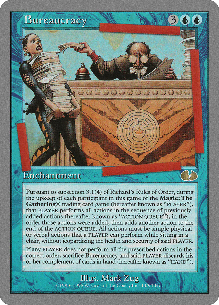 Bureaucracy [Unglued] - Trinity Hobby