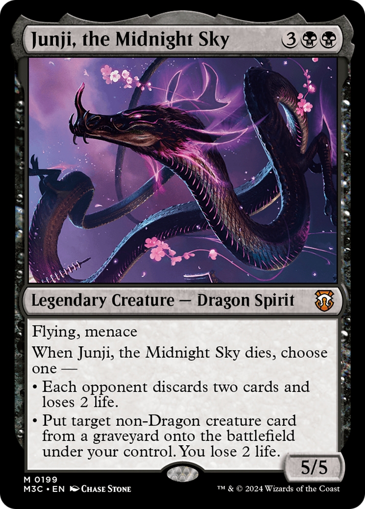 Junji, the Midnight Sky  [Foil]  (M3C-199) - [Modern Horizons 3 Commander] - Trinity Hobby
