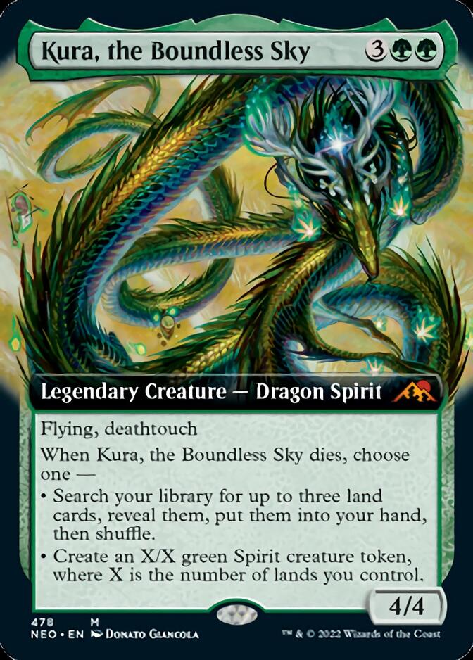 Kura, the Boundless Sky (Extended Art) [Kamigawa: Neon Dynasty] - Trinity Hobby