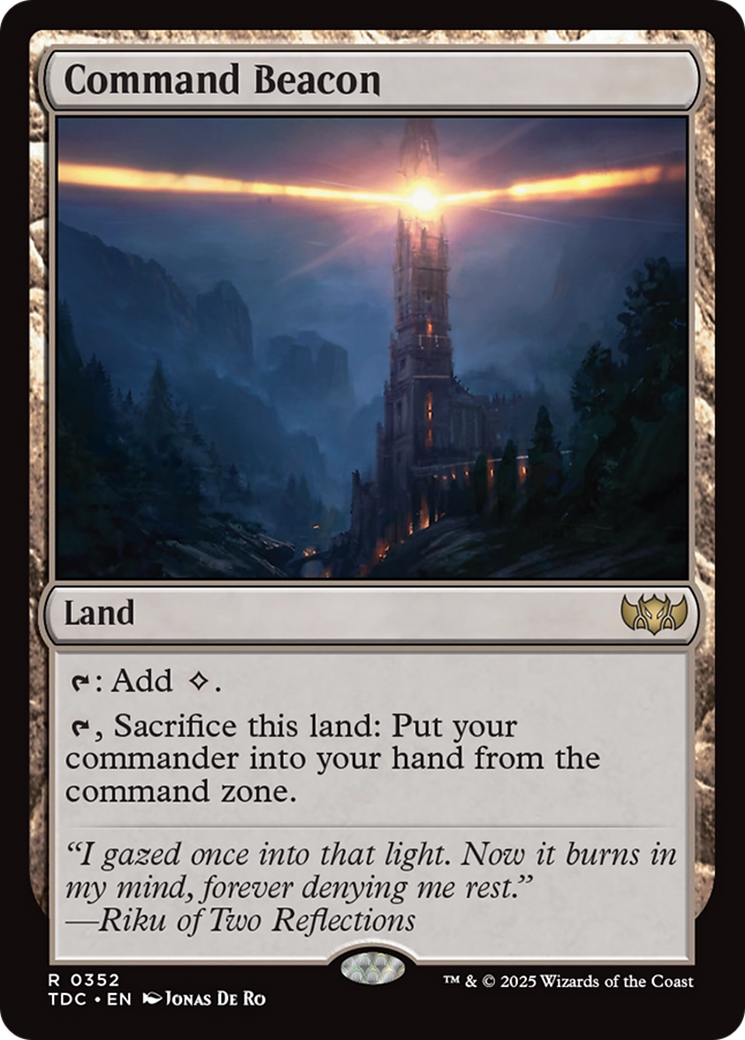Command Beacon (TDC-352) - [Commander: Tarkir: Dragonstorm] - Trinity Hobby