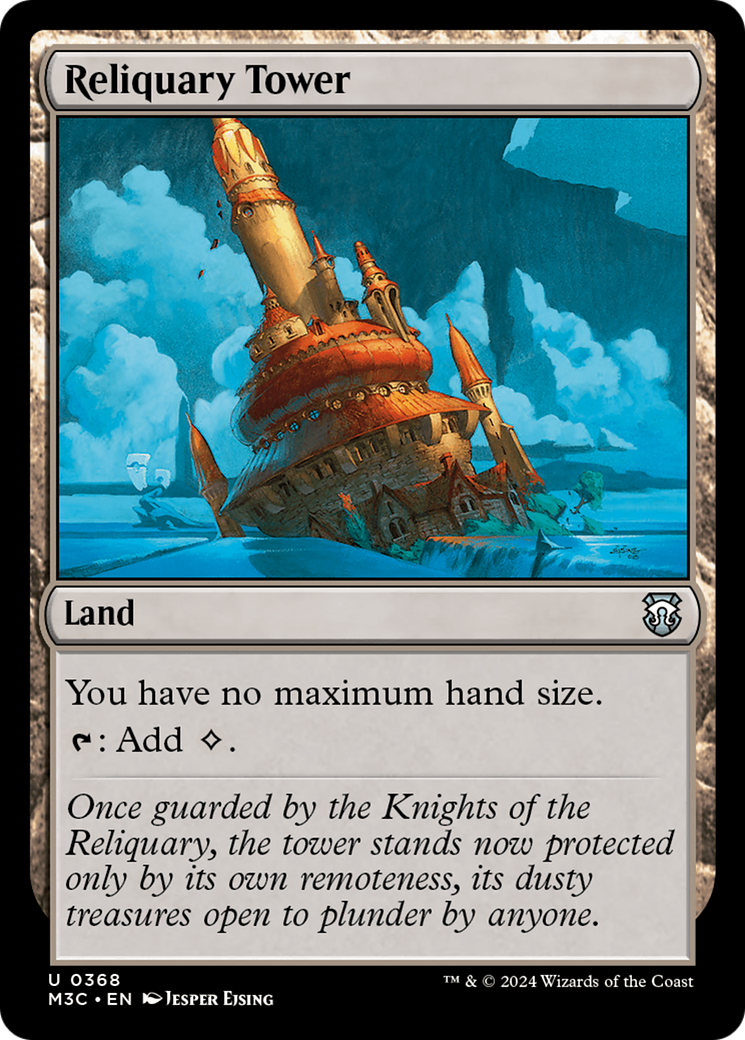 Reliquary Tower  [Foil]  (M3C-368) - [Modern Horizons 3 Commander] - Trinity Hobby