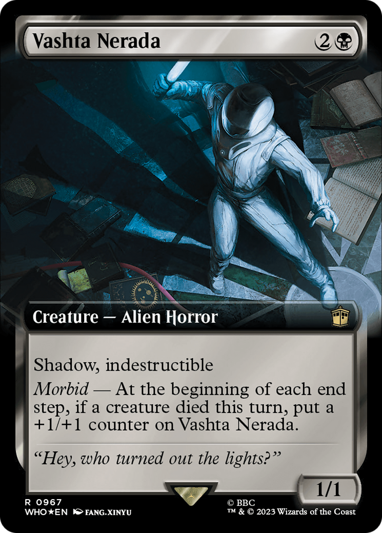 Vashta Nerada (Extended Art) (Surge Foil) [Doctor Who] - Trinity Hobby