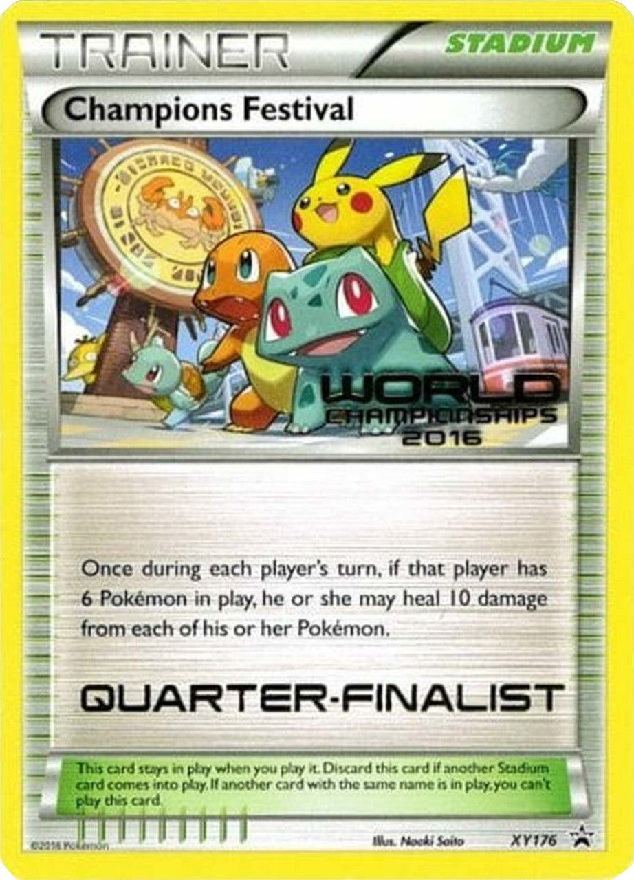 Champions Festival (XY176) (2016 Quarter Finalist) [XY: Black Star Promos] - Trinity Hobby