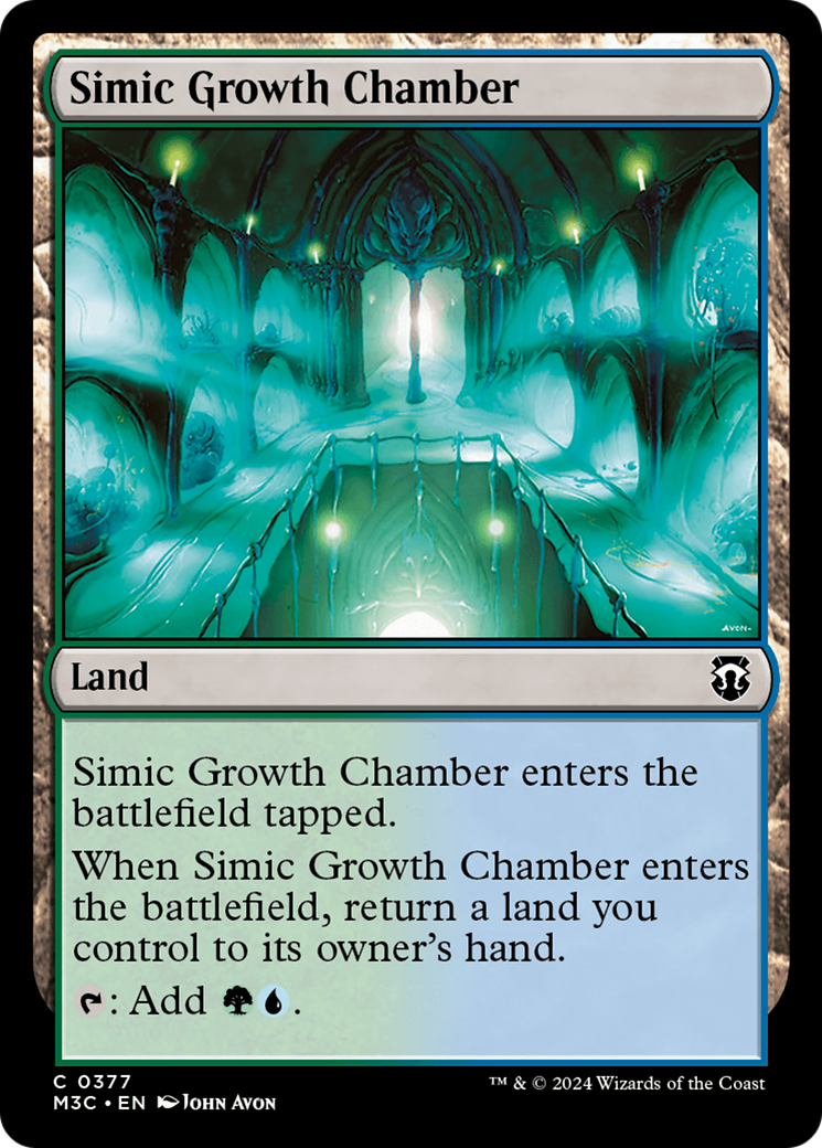 Simic Growth Chamber  [Foil]  (M3C-377) - [Modern Horizons 3 Commander] - Trinity Hobby