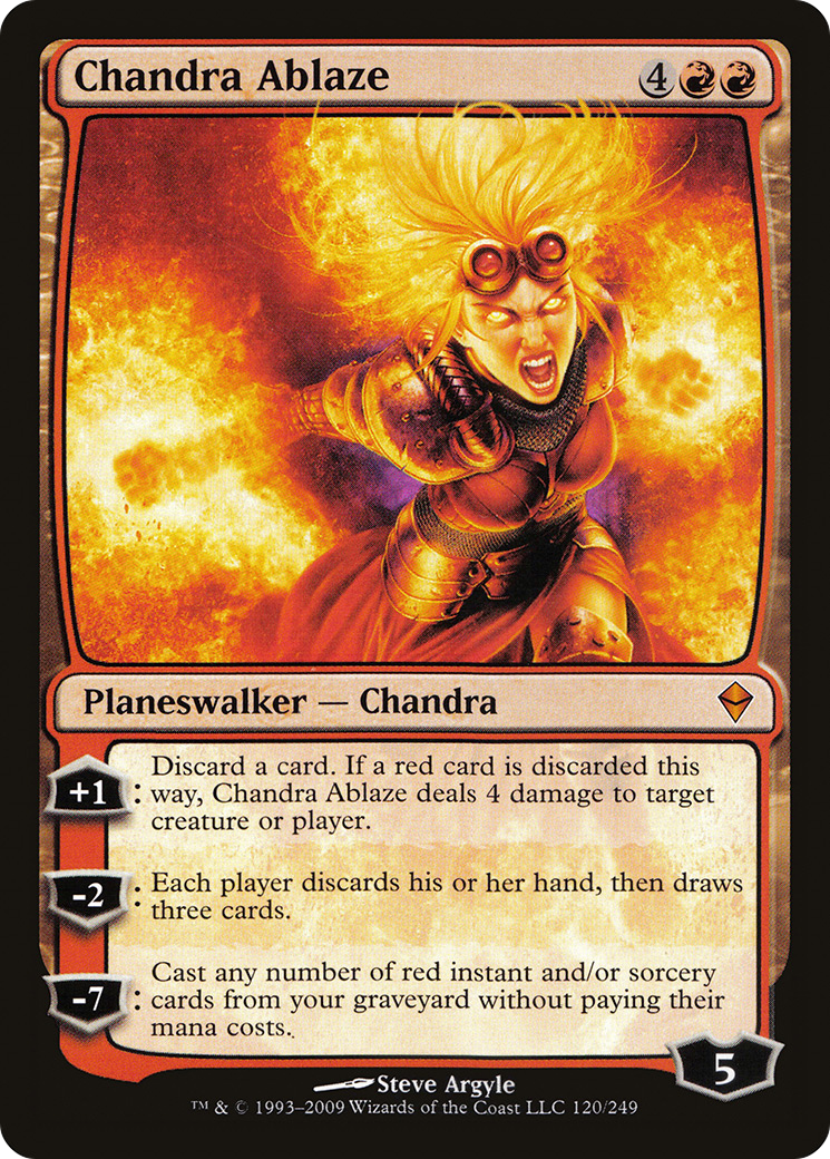 Chandra Ablaze [Zendikar] - Trinity Hobby