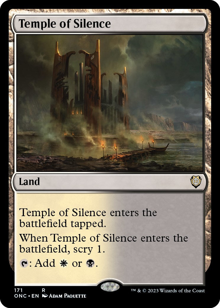Temple of Silence [Phyrexia: All Will Be One Commander] - Trinity Hobby