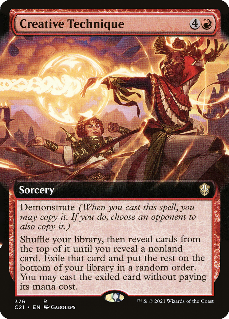 Creative Technique (Extended Art) [Commander 2021] - Trinity Hobby
