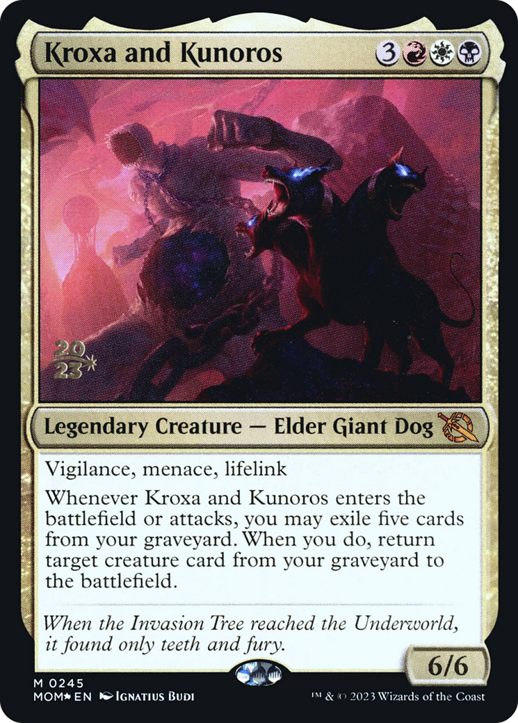 Kroxa and Kunoros [March of the Machine Prerelease Promos] - Trinity Hobby