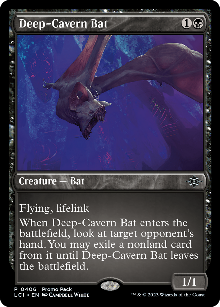 Deep-Cavern Bat [The Lost Caverns of Ixalan Promos] - Trinity Hobby