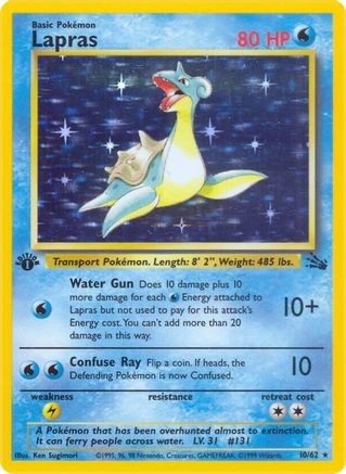 Lapras (10/62) [Fossil Unlimited] - Trinity Hobby