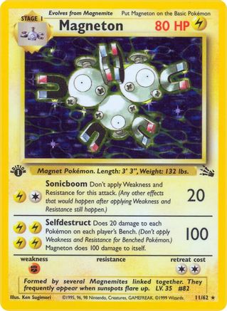 Magneton (11/62) [Fossil 1st Edition] - Trinity Hobby