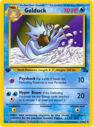 Golduck (35/62) [Fossil Unlimited] - Trinity Hobby