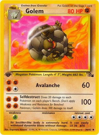 Golem (36/62) [Fossil Unlimited] - Trinity Hobby