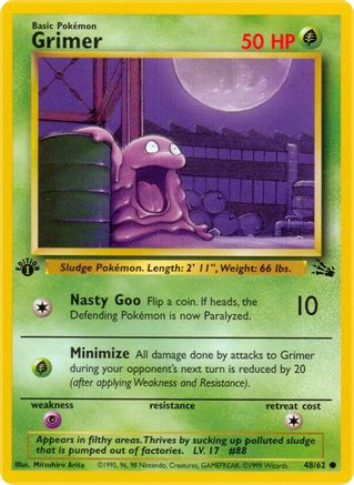 Grimer (48/62) [Fossil Unlimited] - Trinity Hobby