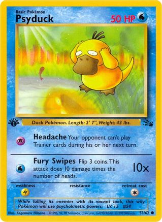 Psyduck (53/62) [Fossil Unlimited] - Trinity Hobby