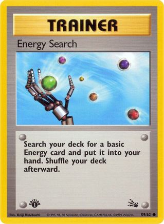 Energy Search (59/62) [Fossil Unlimited] - Trinity Hobby