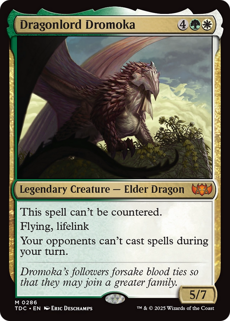 Dragonlord Dromoka (TDC-286) - [Commander: Tarkir: Dragonstorm]