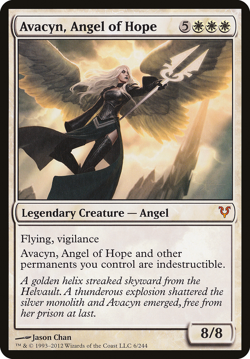 Avacyn, Angel of Hope (Oversized) [Open the Helvault] - Trinity Hobby