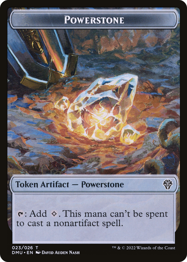 Powerstone  [Foil]  (DMU-023) - [Dominaria United Tokens] - Trinity Hobby