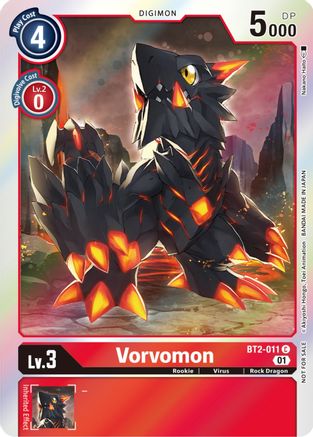 Vorvomon [BT2-011] (ST-11 Special Entry Pack) [Release Special Booster Promos] - Trinity Hobby