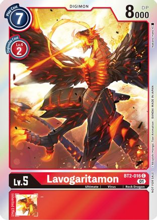 Lavogaritamon [BT2-016] (ST-11 Special Entry Pack) [Release Special Booster Promos] - Trinity Hobby
