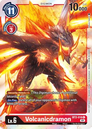 Volcanicdramon [BT2-018] (ST-11 Special Entry Pack) [Release Special Booster Promos] - Trinity Hobby