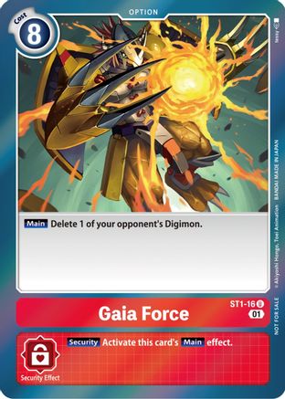 Gaia Force [ST1-16] (ST-11 Special Entry Pack) [Starter Deck: Gaia Red Promos] - Trinity Hobby
