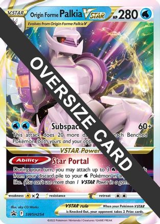 Origin Forme Palkia VSTAR (SWSH254) (Jumbo Card) [Sword & Shield: Black Star Promos] - Trinity Hobby
