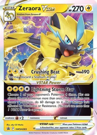 Zeraora VSTAR (SWSH265) [Sword & Shield: Black Star Promos] - Trinity Hobby