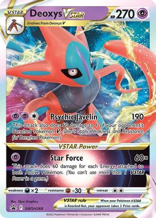 Deoxys VSTAR (SWSH268) [Sword & Shield: Black Star Promos] - Trinity Hobby