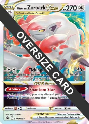 Hisuian Zoroark VSTAR (SWSH298) (Jumbo Card) [Sword & Shield: Lost Origin] - Trinity Hobby