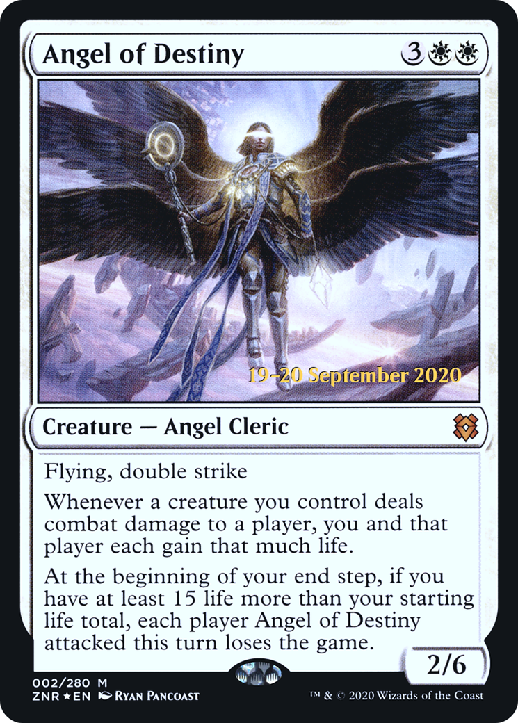 Angel of Destiny [Zendikar Rising Prerelease Promos] - Trinity Hobby