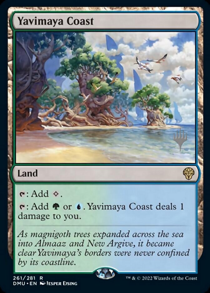 Yavimaya Coast (Promo Pack) [Dominaria United Promos] - Trinity Hobby